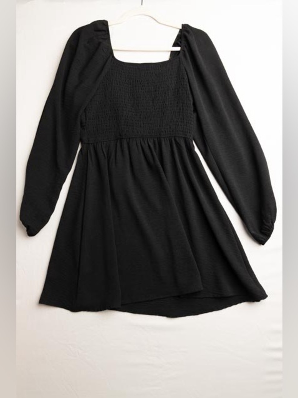 Hesperus Black Smocked Top/Dress - Picture 2 of 3